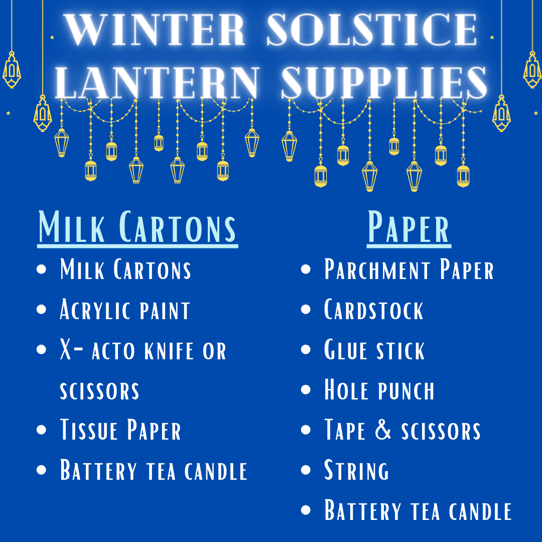 Winter Solstice Lantern Supplies ENG