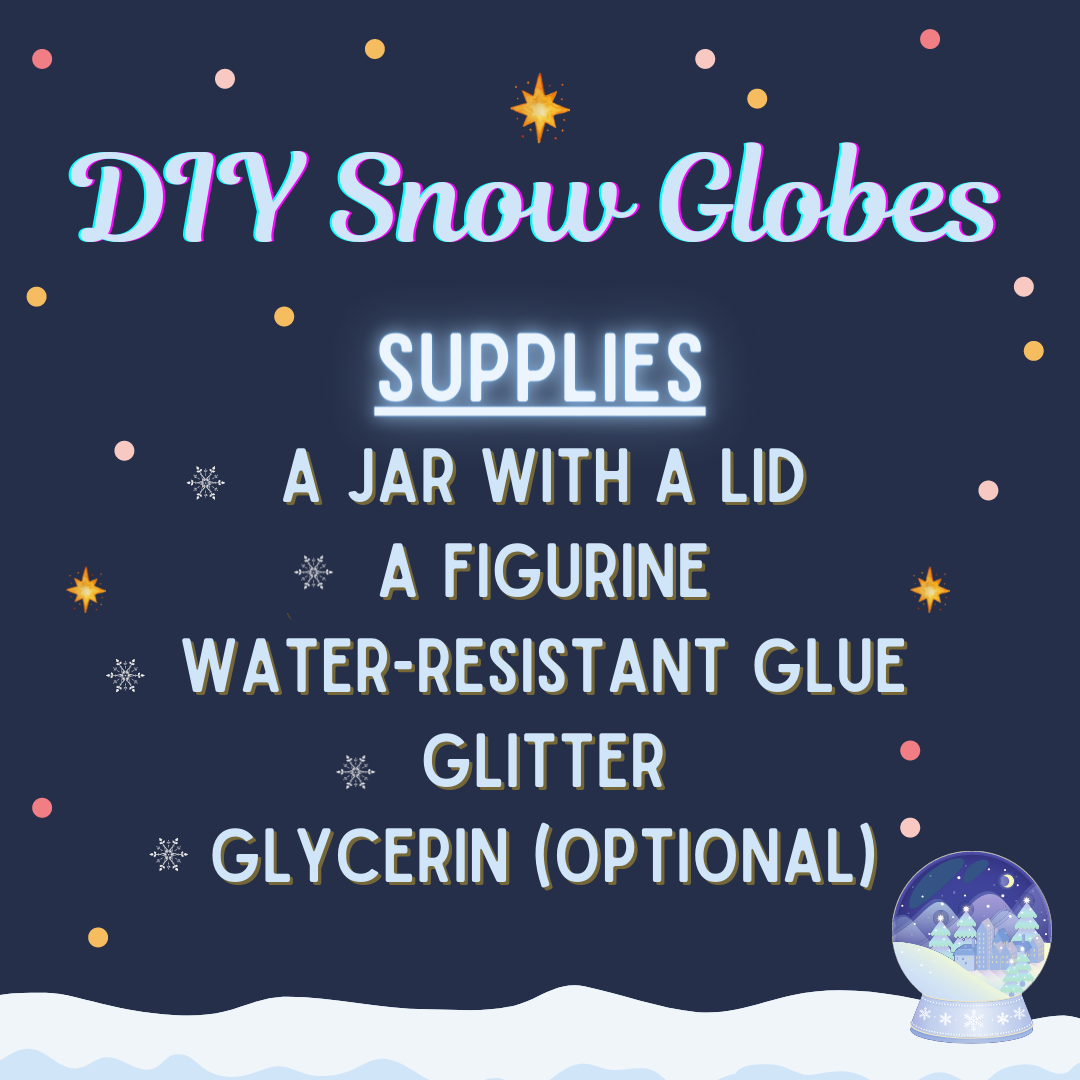 DIY Snow Globes Supplies