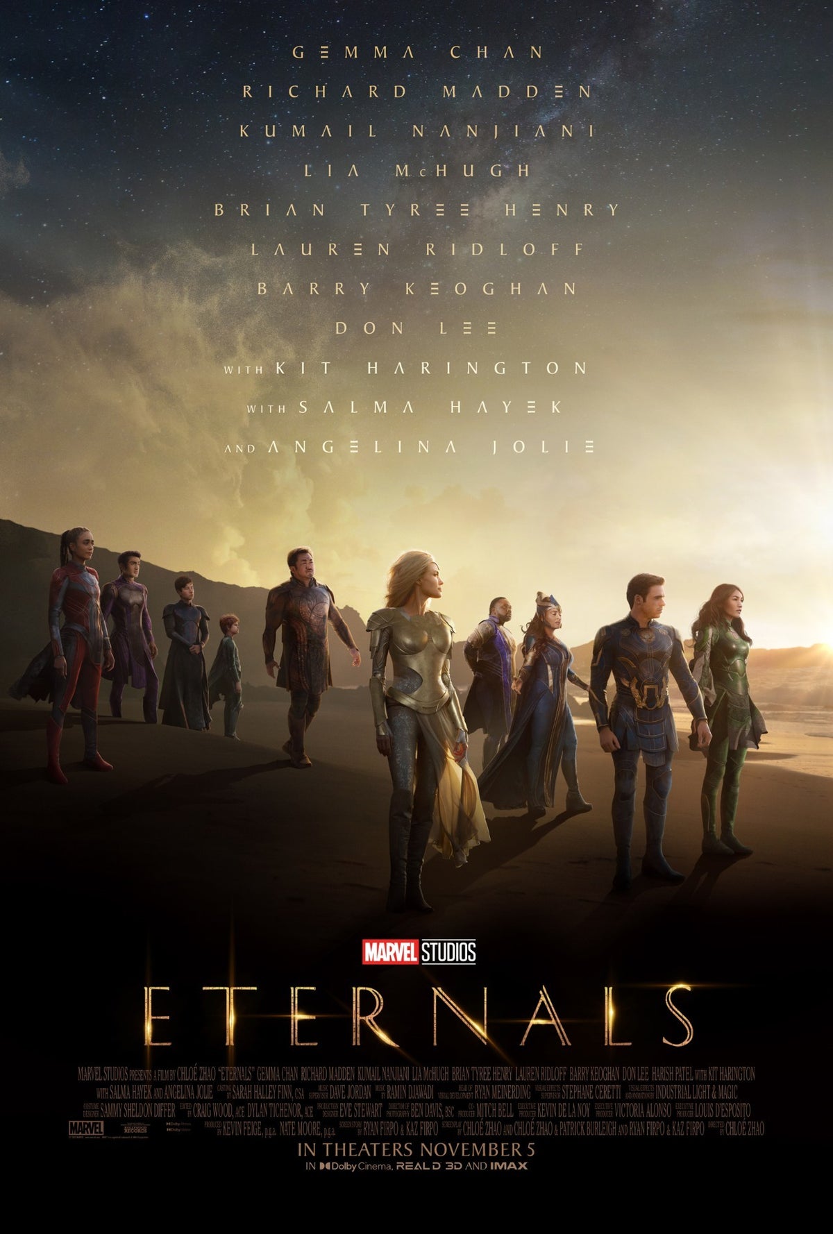 Marvel Eternals movie poster