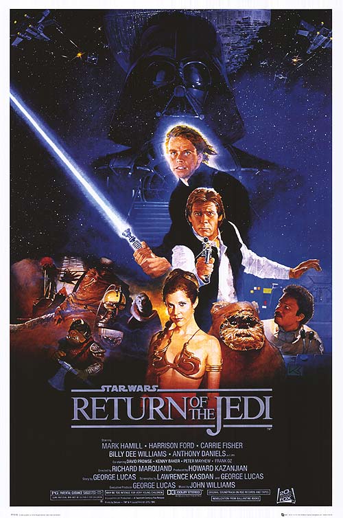 Star Wars Episode VI Return of the Jedi movie poster