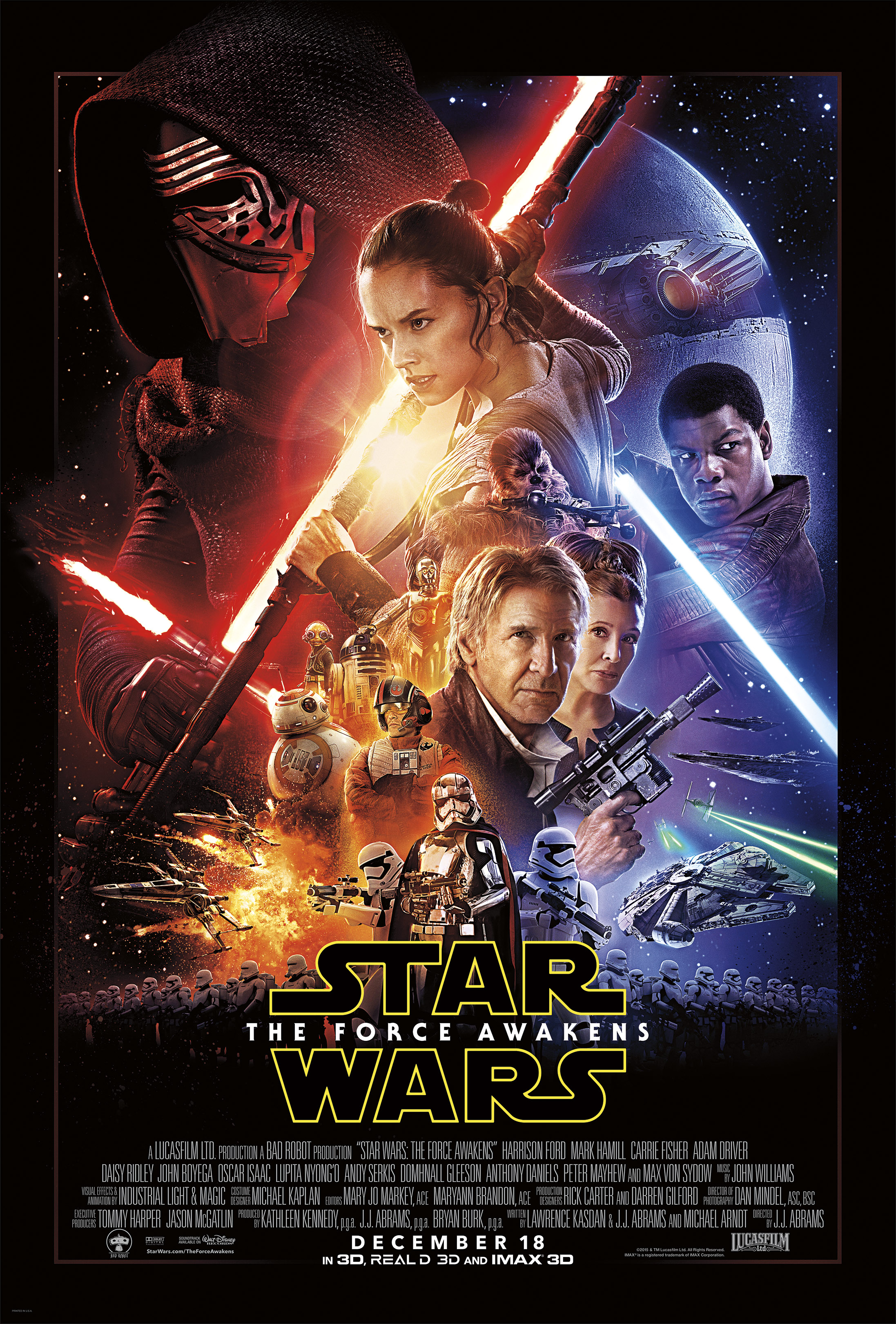 Star Wars Episode VII The Force Awakens movie poster
