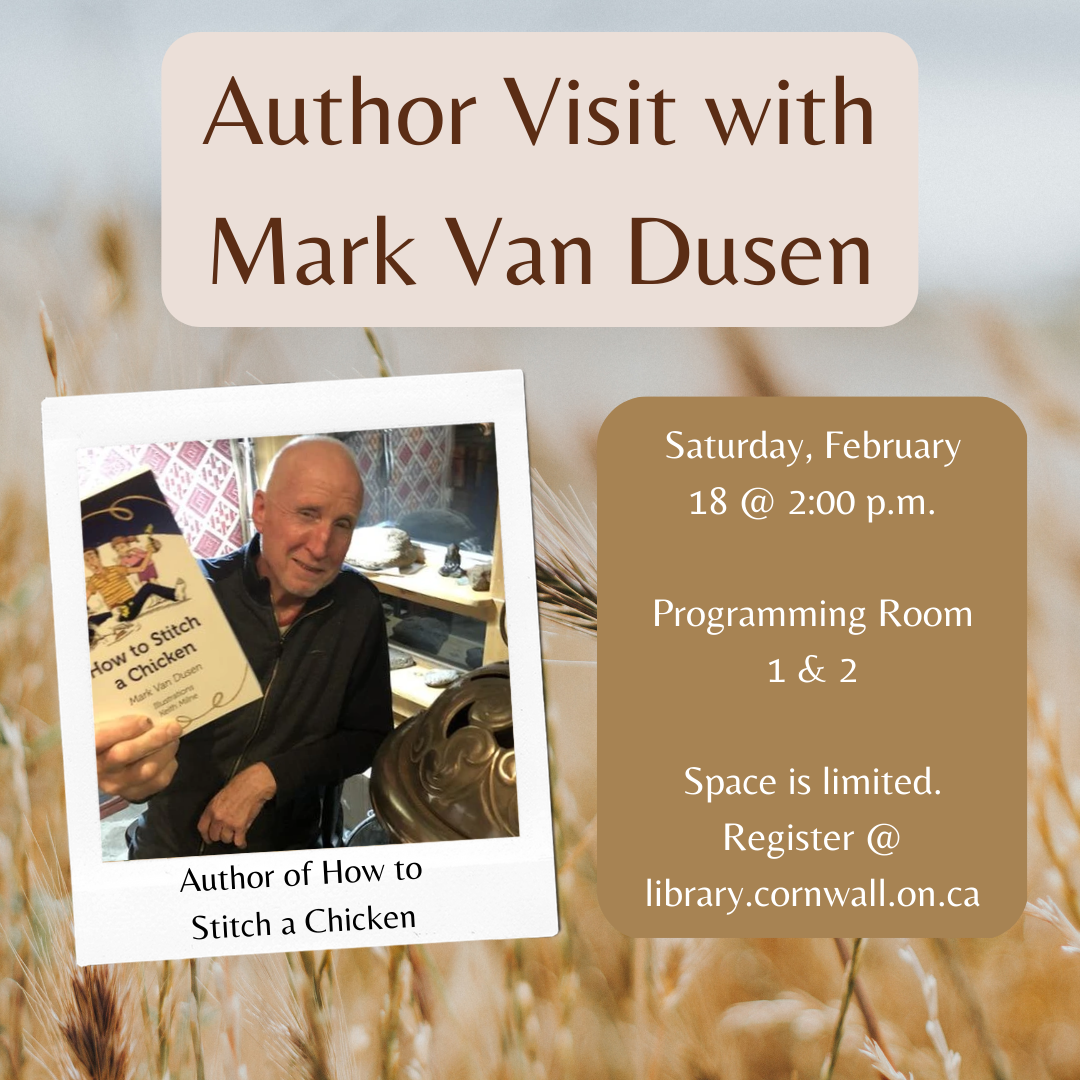 Author Visit with Mark Van Dusen