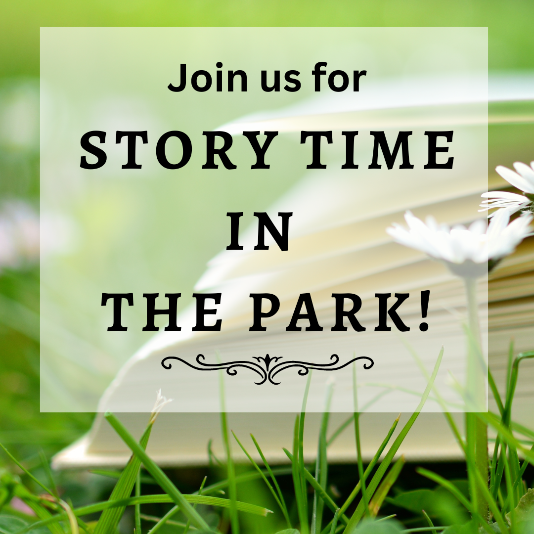 Join us for story time in the park