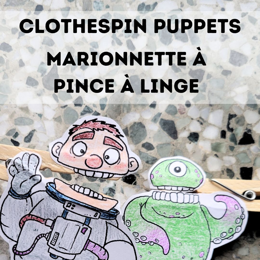 Clothespin puppets