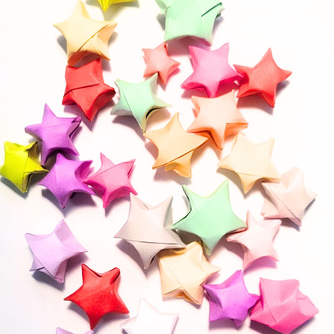 Folded Paper Stars