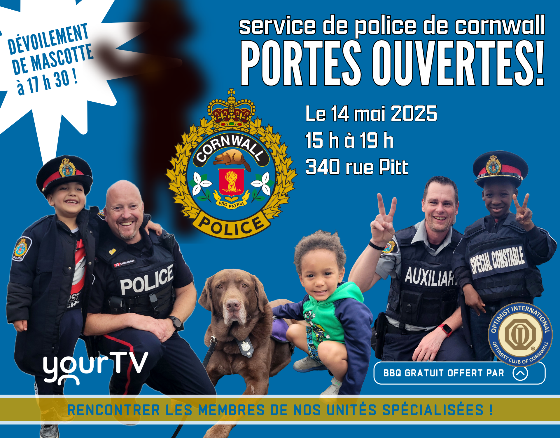 Police portes overtes