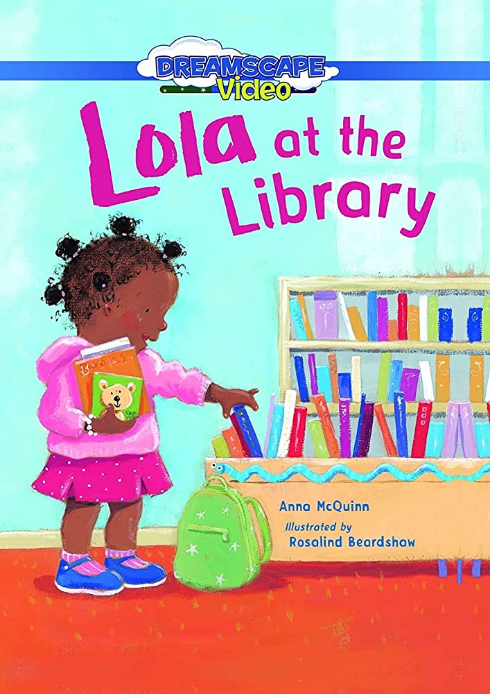 Lola at the library 