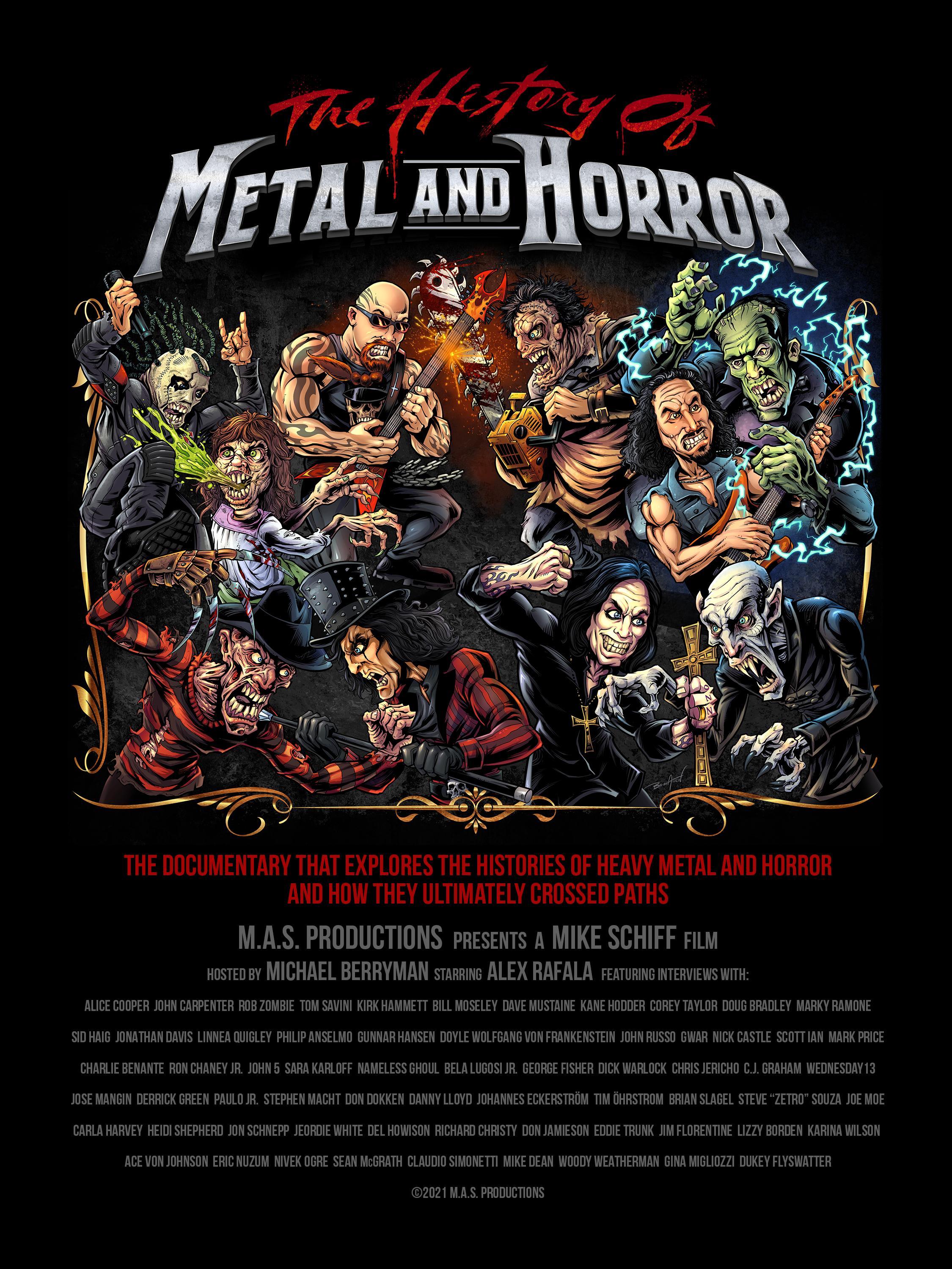 The history of metal and horror 