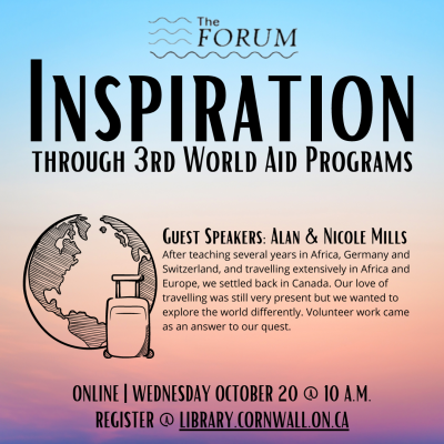 Inspiration Through 3rd World Aid Programs