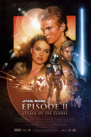 Star Wars Episode II Attack of the Clones movie poster