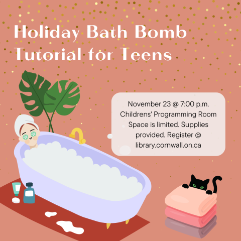 Holiday Bath Bombs for Teens