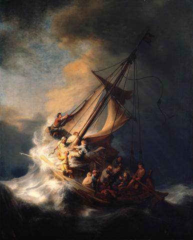 The Storm on the Sea of Galilee by Rembrandt van Rijn