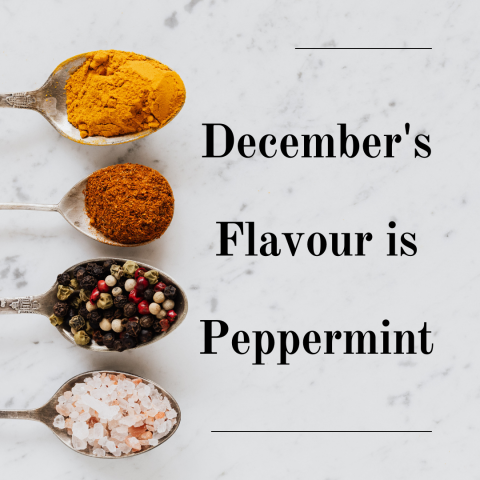 December's Flavour is Peppermint