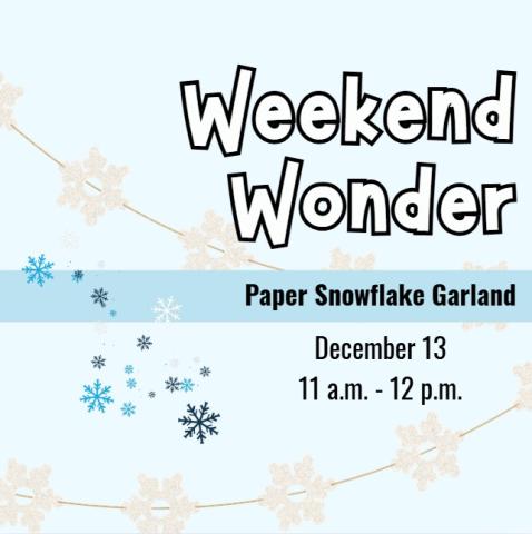 Paper Snowflake Garland