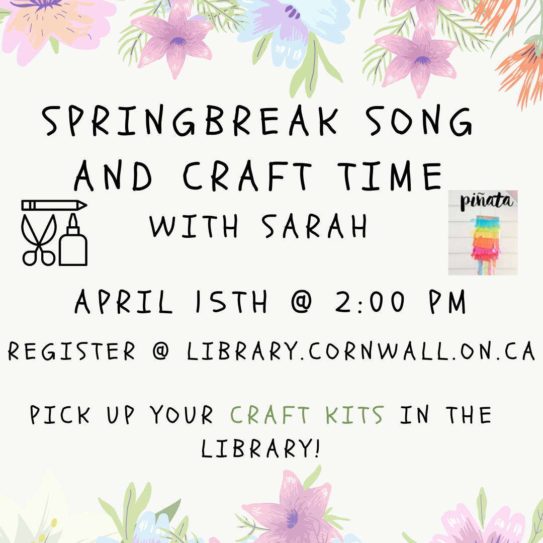 Springbreak Song and Craft Time With Sarah 