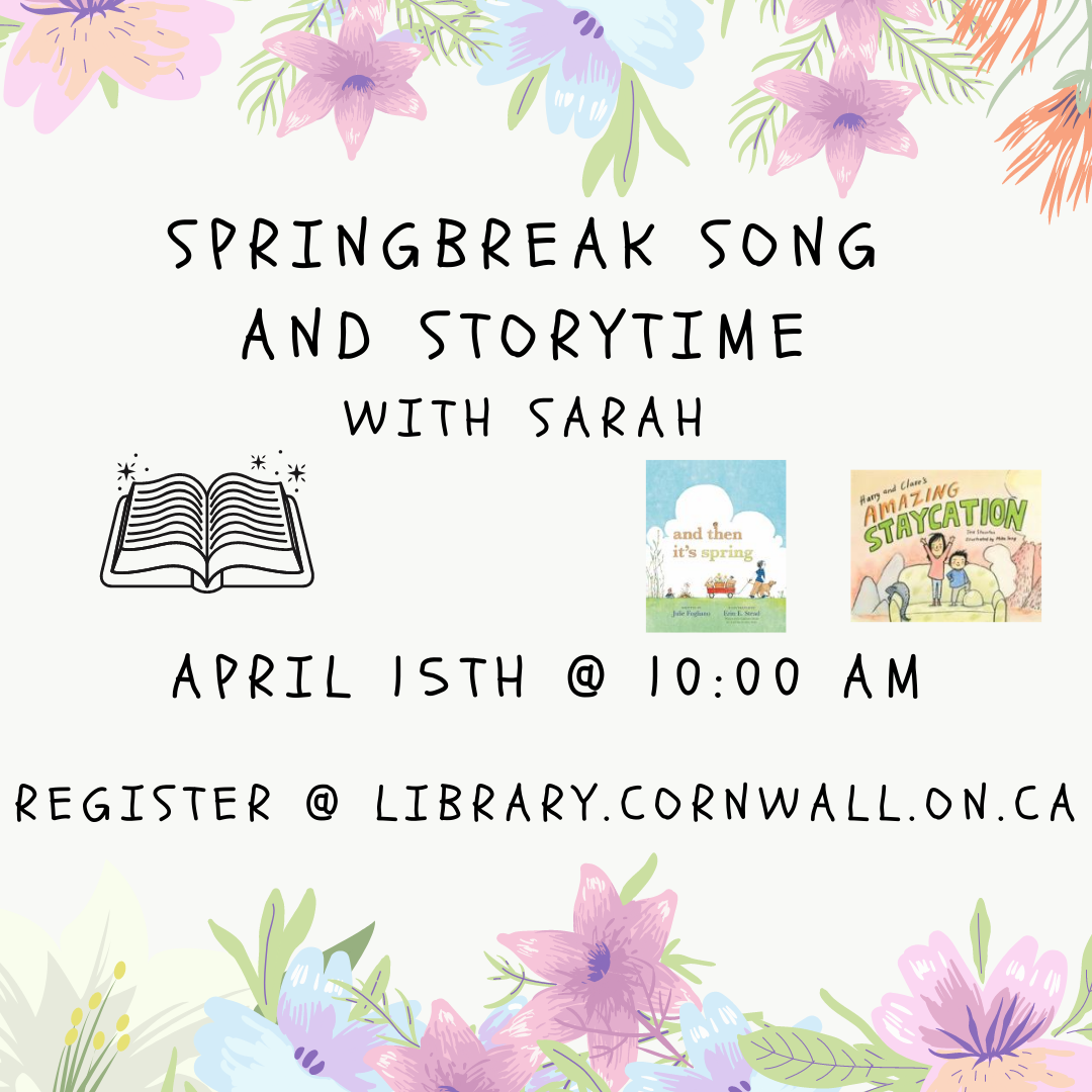 Springbreak Song and Story Time With Sarah