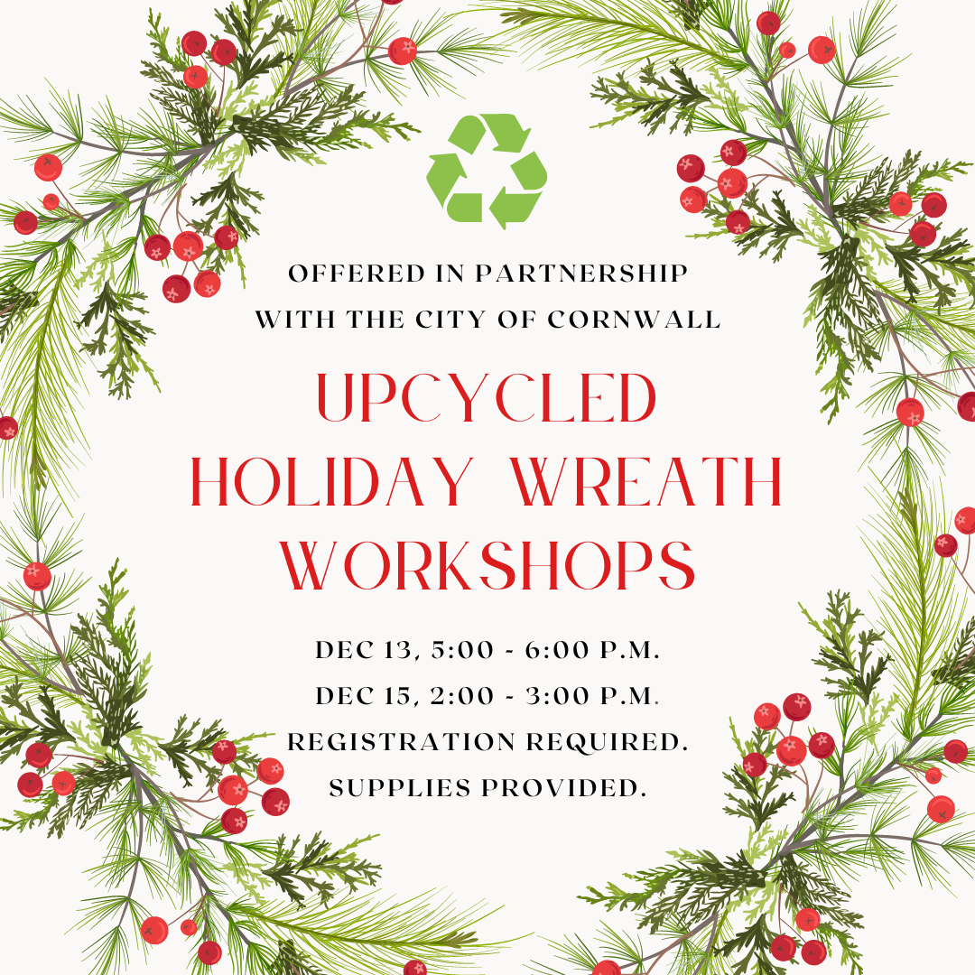 Upcycled Holiday Wreaths