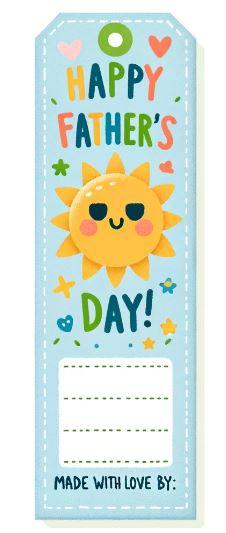 Father's Day Bookmark Craft