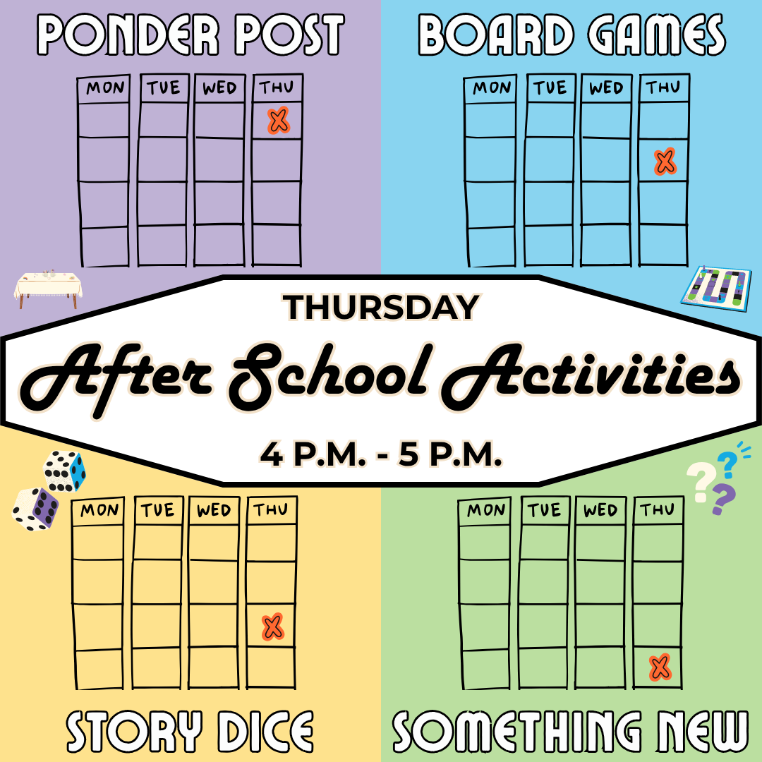 Thursday After School Rotation 4-5pm